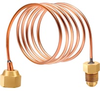 Трубка капиллярная для РД/РДД РОСМА G1/4-G1/4 внутренняя накидная гайка-НР, длина 1м D900-00770