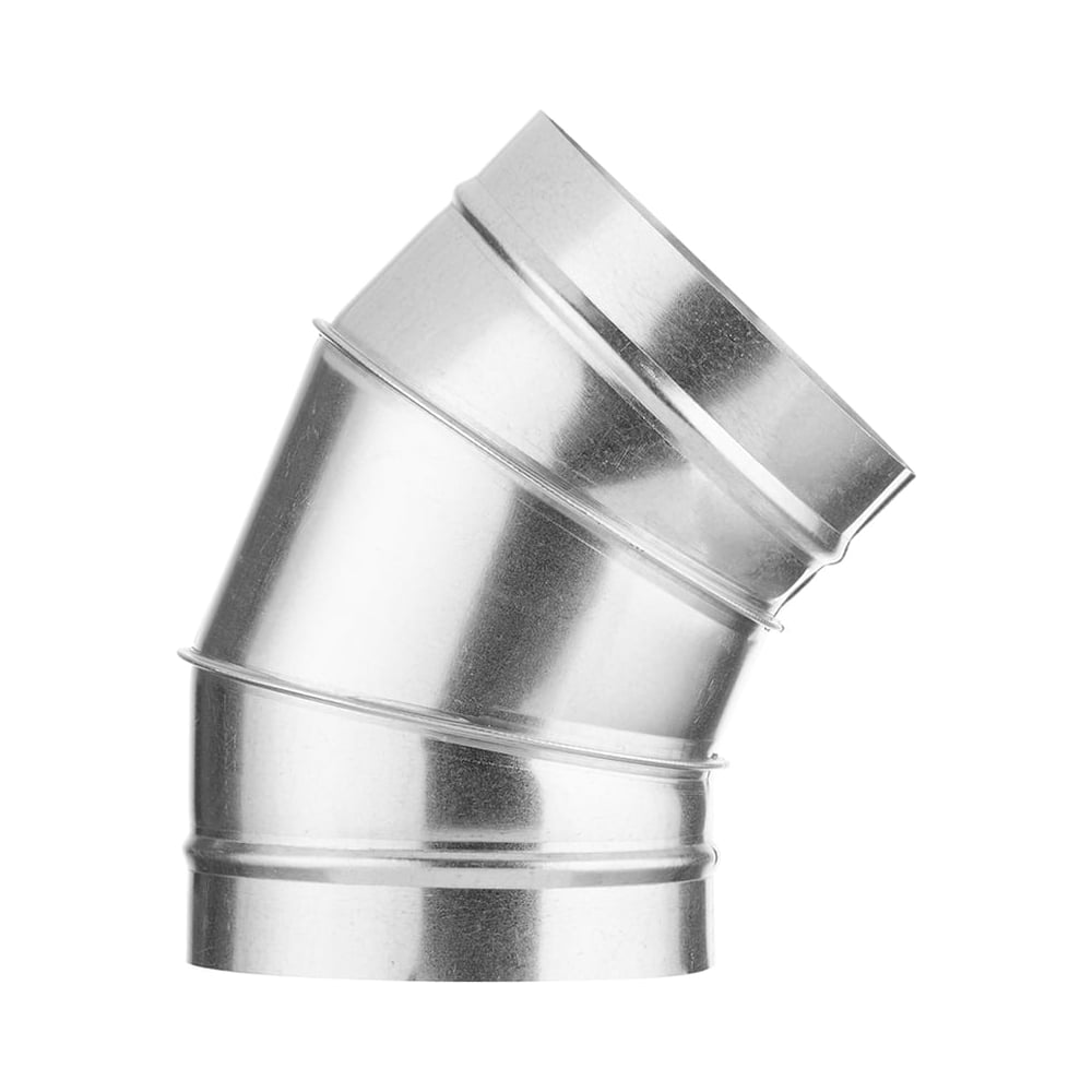 Отвод круглого сечения Вентека - Ф160-45-60 Лист.нерж. (AISI 430) 0.50 ...