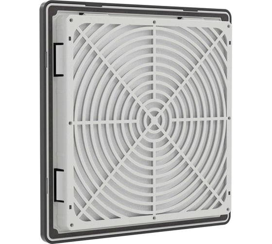 Вентиляционная решетка с фильтром DKC RF 325x325 мм, IP54, RAL9005 1 ШТ R5RF20B