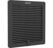 Вентиляционная решетка с фильтром DKC RF 205x205 мм, IP54, RAL9005 1 ШТ R5RF13B