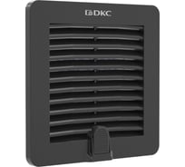 Вентиляционная решетка с фильтром DKC RF 112x112 мм, IP54, RAL9005 1 ШТ R5RF08B
