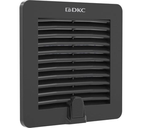 Вентиляционная решетка с фильтром DKC RF 112x112 мм, IP54, RAL9005 1 ШТ R5RF08B