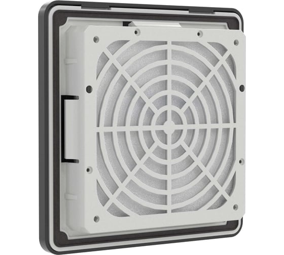 Вентиляционная решетка с фильтром DKC RF 112x112 мм, IP54, RAL9005 1 ШТ R5RF08B