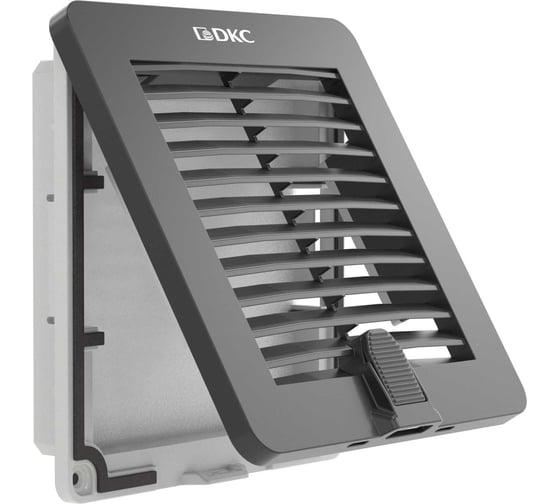 Вентиляционная решетка с фильтром DKC RF 112x112 мм, IP54, RAL9005 1 ШТ R5RF08B