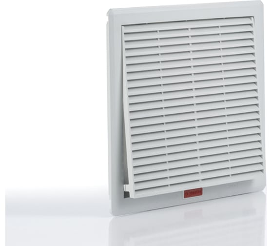 Решетка вентиляционная с фильтром IP54 (260х260 мм; серая) Plastim PFI2500