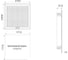 Решетка вентиляционная с фильтром IP54 (210х210 мм; серая) Plastim PFI2000 2