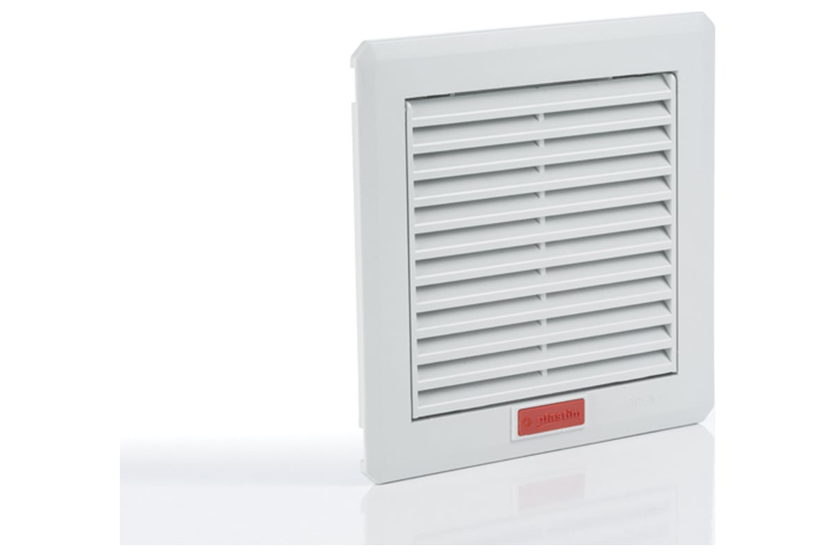 Решетка вентиляционная с фильтром IP54 (160х160 мм; серая) Plastim ...