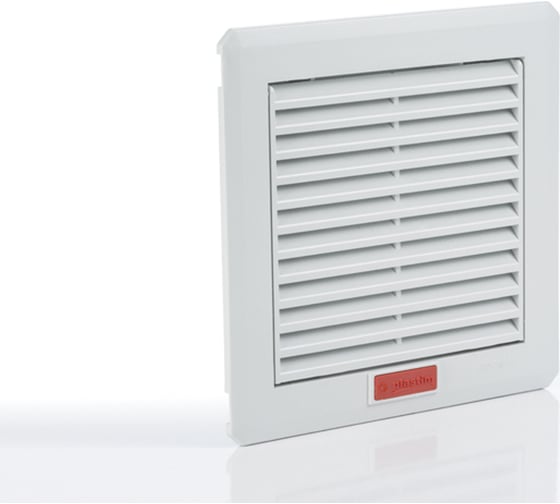 Решетка вентиляционная с фильтром IP54 (160х160 мм; серая) Plastim PFI1500