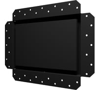 Решетка вентиляционная ERA SGR 300x200 окраш.сталь Matt black 3020SGR