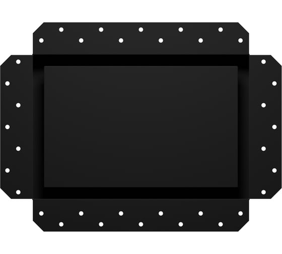 Решетка вентиляционная ERA SGR 300x200 окраш.сталь Matt black 3020SGR