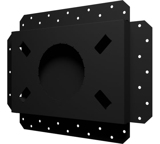 Решетка вентиляционная ERA SGR 300x200 окраш.сталь Matt black 3020SGR