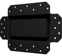 Решетка вентиляционная ERA SGR 200x100 окраш.сталь Matt black 2010SGR