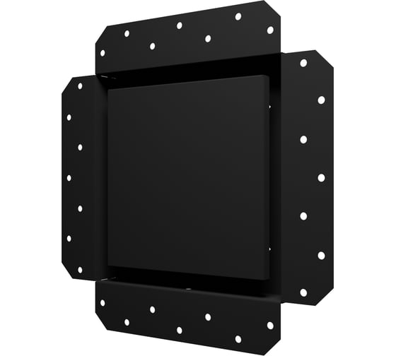 Решетка вентиляционная ERA SGR 200x200 окраш.сталь Matt black 2020SGR 1