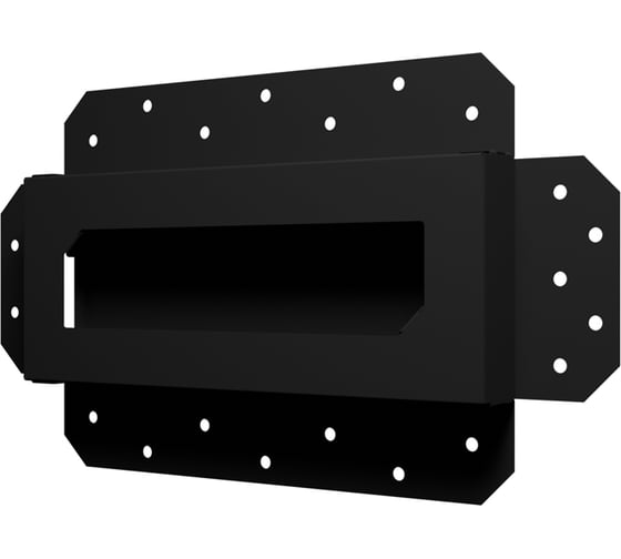 Решетка вентиляционная ERA SGR 250x100 окраш.сталь Matt black 2510SGR