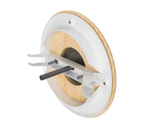 Анемостат ERA DW мет.фланец D125 распорки D165 сосна 12,5DW Pine MS
