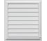 Решетка вентиляционная ERA AIRVENT регулируемая жалюзи 402x442, пластик 4044AVp 3