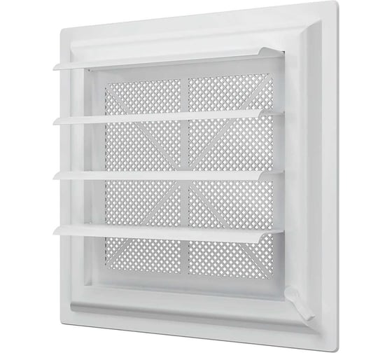 Решетка вентиляционная ERA AIRVENT регулируемая жалюзи 281x281, пластик 2828AVp 1