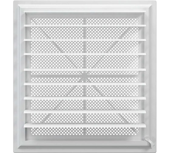 Решетка вентиляционная ERA AIRVENT регулируемая жалюзи 452x483, пластик 4548AVp