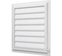 Решетка вентиляционная ERA AIRVENT регулируемая жалюзи 349x399, пластик 3540AVp