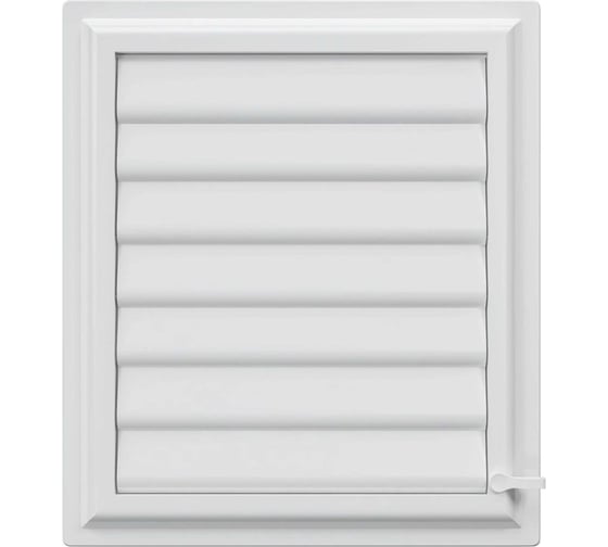 Решетка вентиляционная ERA AIRVENT регулируемая жалюзи 349x399, пластик 3540AVp