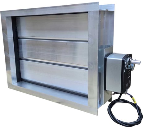 Регулирующая заслонка TECHNO TVP400300-SC03DN230V прям-ная с эл. приводом 594033