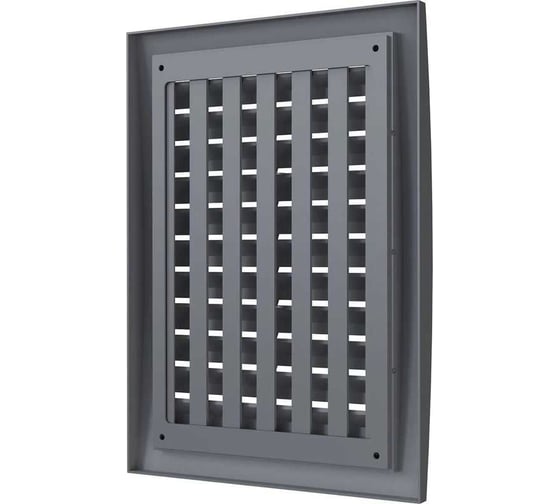 Решетка вентиляционная ERA РРПН разъемная регулируемая, 180x250 ASA Gray 1825РРПН сер