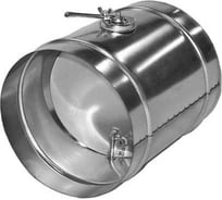 Дроссель-клапан с ручкой ВИЕНТО оцинк. сталь D 160 ДКЦ 160