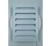 Решетка металлическая жалюзийная ВИЕНТО 400x400 РМЖ-4040