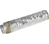 Гибкий алюминиевый воздуховод DEC звукоизолированный, утепленный минеральной ватой 25мм, Sono 25 DS-160мм x 10м Sonodec25 DS 160x10m