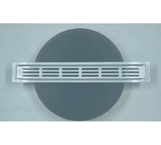 Решетка металлическая декоративная ВИЕНТО 850x70x16,5 с фланцем 800x50 РМФ-805