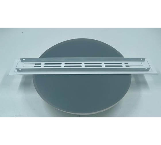 Решетка металлическая декоративная ВИЕНТО 850x70x16,5 с фланцем 800x50 РМФ-805