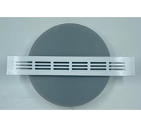 Решетка металлическая декоративная ВИЕНТО 650x70x16,5 с фланцем 600x50 РМФ-605