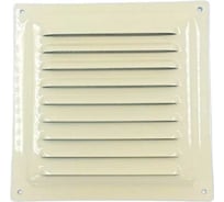 Решетка металлическая ВИЕНТО 250x250, слоновая кость РМ2525-сл.кость