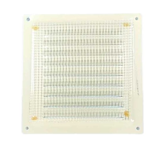 Решетка металлическая ВИЕНТО 250x250, слоновая кость РМ2525-сл.кость