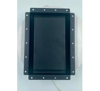 Решетка скрытого монтажа ВИЕНТО 200х130 с лицевой панелью 170х100, черная РСМ2013 black