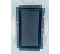 Решетка скрытого монтажа ВИЕНТО 250х130 с лицевой панелью 220х100, черная РСМ2513 black