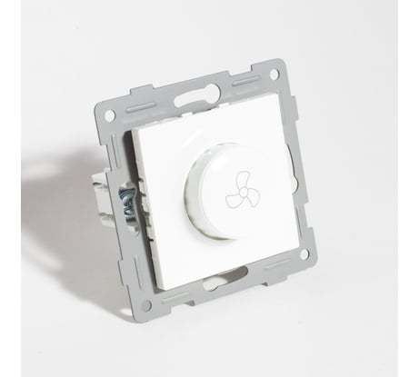 Регулятор скорости вентилятора поворотный SPL 220-250V, 300VA (белый) 205153