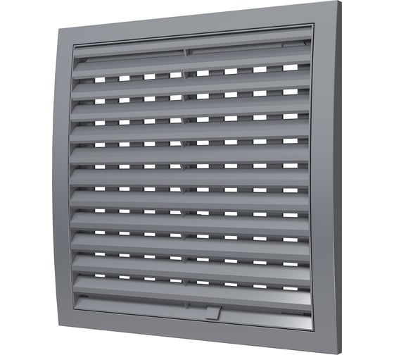 Решетка вентиляционная ERA РРПН разъемная регулируемая 250x250 ASA Gray 2525РРПН сер 1