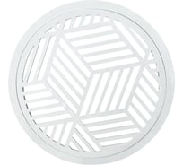 Вентиляционная решётка EKS Кубы пластик D100мм белая 0У-00005604