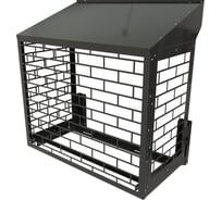 Корзина для кондиционера АрсеналЪ Кладка, 942x1150x641, центральная и две боковые панели с косой крышей КЧ-32-1150-К