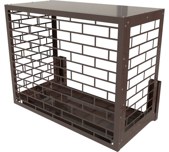 Корзина для кондиционера АрсеналЪ Кладка, 942x1150x641, центральная, две боковые и нижняя панели с прямой крышей КК-41-1150-К 1