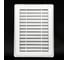 Решетка разъёмная KRAFTAIR с москитной сеткой 180x240 белая из ABS пластика А002 7