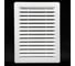 Решетка разъёмная KRAFTAIR с москитной сеткой 180x240 белая из ABS пластика А002 1