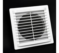 Решетка KRAFTAIR разъемная, с москитной сеткой, 175x175, с фланцем 125мм К009