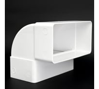 Колено KRAFTAIR поворот вертикальный 90 градусов плоского воздуховода 60x120 мм Колено верт. угол 90 60х120 Ф