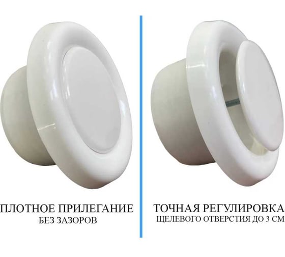 Анемостат вентиляционный KRAFTAIR 250 мм из ABS пластика DVA 250