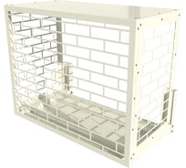 Корзина для кондиционера АрсеналЪ Кладка 1065x1300x728 Центральная, две боковые и нижняя панели с прямой крышей КБ-41-1300-К