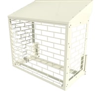 Корзина для кондиционера АрсеналЪ Кладка 642x940x541 Центральная и две боковые панели с косой крышей КБ-32-0940-К