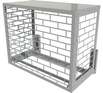 Корзина для кондиционера АрсеналЪ Кладка 792x1040x571 Центральная и две боковые панели с прямой крышей КС-31-1040-К