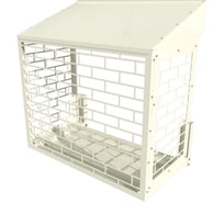 Корзина для кондиционера АрсеналЪ Кладка 792x1040x571 Центральная, две боковые и нижняя панели с косой крышей КБ-42-1040-К